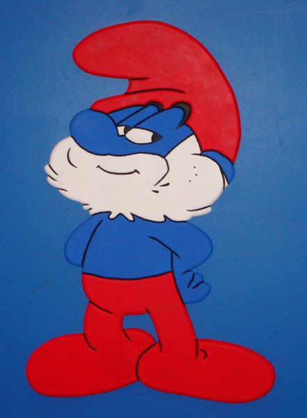 papa smurf bobblehead